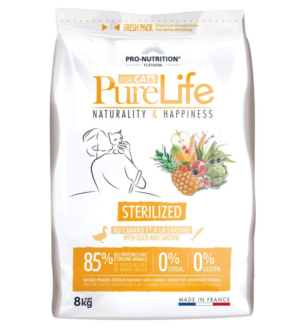 Pure Life Chat Sterilized  8Kg