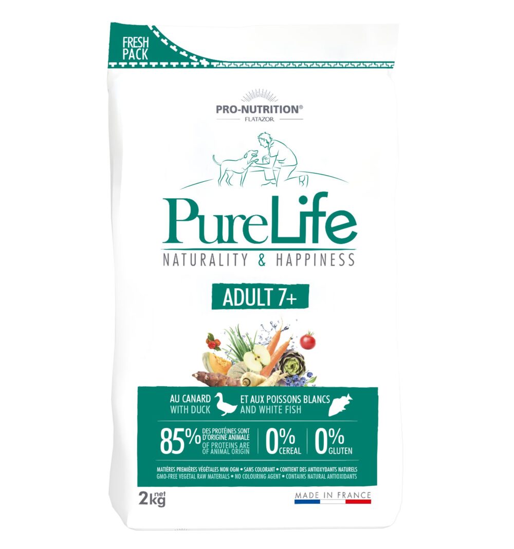 Pure Life Chien  Adult 7+ 2Kg