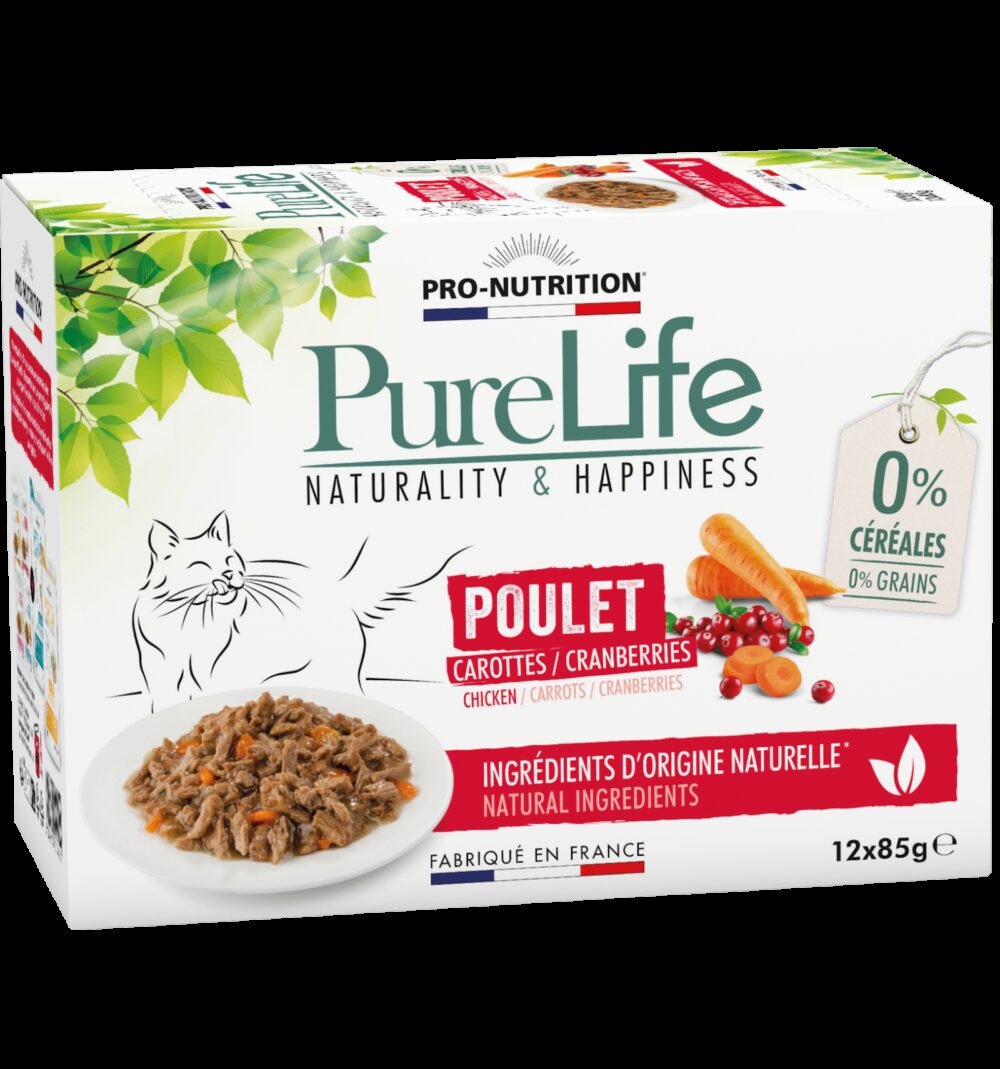 Pure Life Chat Wet Poulet 12 X 85Gr