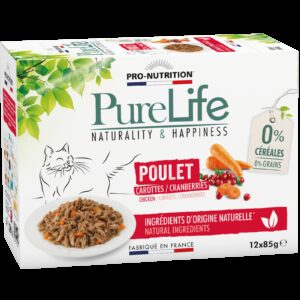 Pure Life Chat Wet Poulet 12 X 85Gr