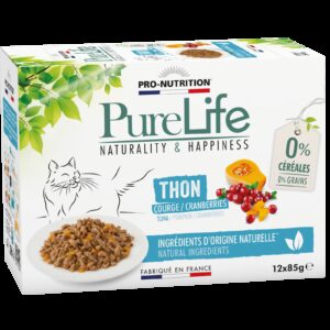 Pure Life Chat Wet Thon 12 X 85Gr