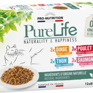 Pure Life Chat Wet Multi 12 X 85Gr
