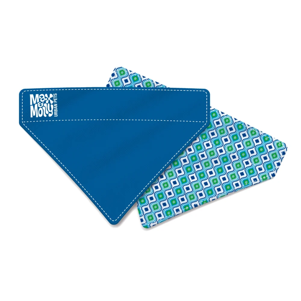 Bandana  Retro Bleu S